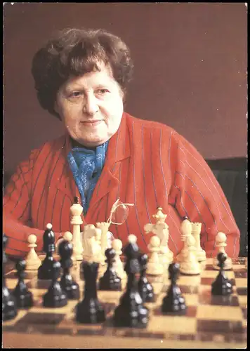 БЫКОВА ЕЛИЗАВЕТА ИВАНОВНА Schach Chess - Spiel Großmeisterin 1974