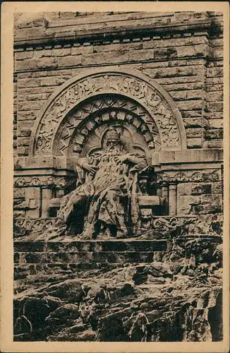 Kelbra (Kyffhäuser) Kaiser-Friedrich-Wilhelm/Barbarossa-Denkmal 1920