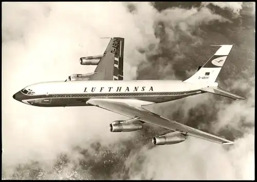 Ansichtskarte  LUFTHANSA Flugzeug Airplane Avion Jet 720 BOEING 1975