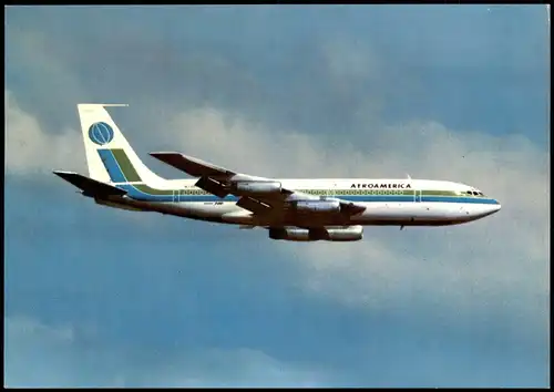 Ansichtskarte  Flugzeug Airplane Avion aeroamerica-Flotte Boeing 720-020 1978