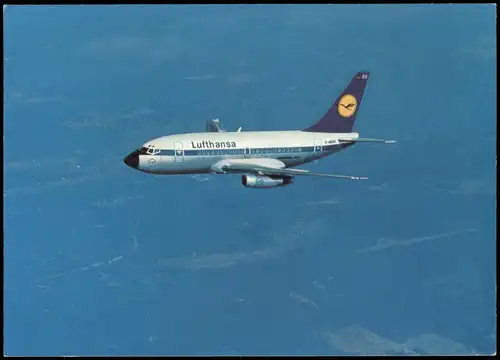 Ansichtskarte  Lufthansa Boeing 737 City Jet Flugzeug Airplane Avion 1968
