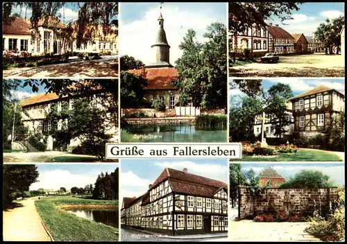 Fallersleben-Wolfsburg Mehrbildkarte Ansichten Fallersleben 1978