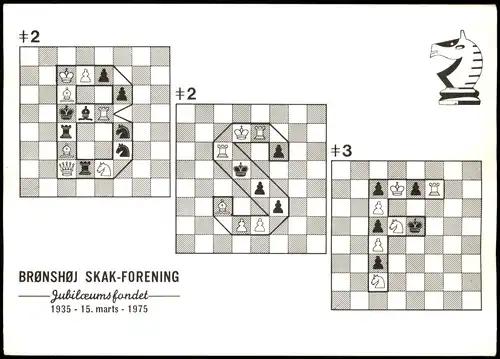 Schach Chess Opgaverne tilegnet jubilæumsfondet af Leif C. Schmidt 1981