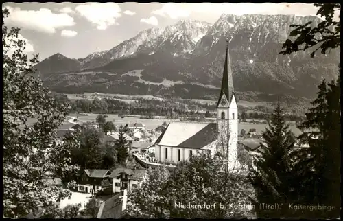 Ansichtskarte Niederndorf Panorama-Ansicht 1960