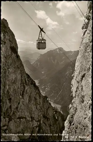 Ruhpolding Rauschbergbahn Gondelbahn Hörndlwand u. Trauntal 1964