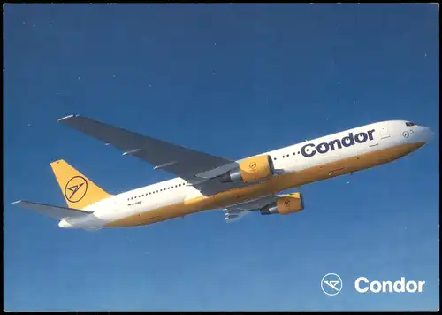 Ansichtskarte  Condor Boeing 767 Flugzeug Airplane Avion 1983