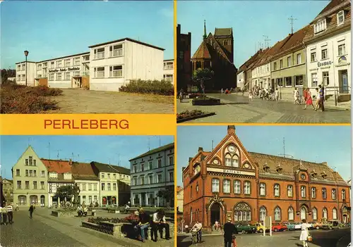 Perleberg Geschwister-Scholl-Oberschule, Großer Markt, Post 1986