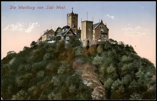 Ansichtskarte Eisenach Wartburg 1913