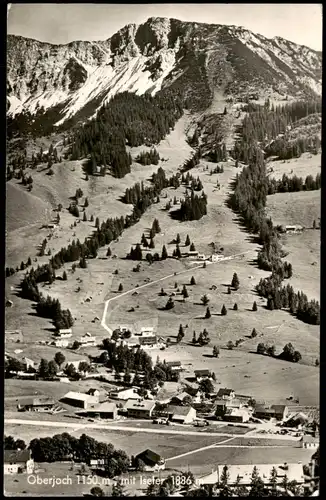 Ansichtskarte Oberjoch-Bad Hindelang Bergwelt von Oberjoch 1963