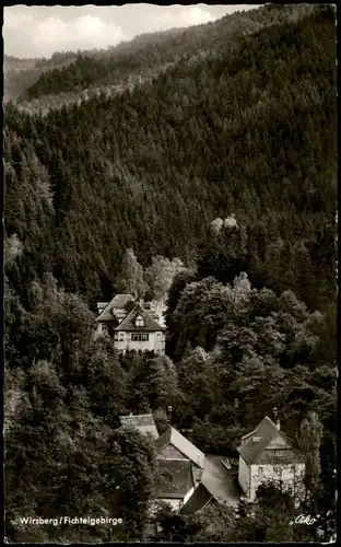 Ansichtskarte Wirsberg (Oberfranken) Panorama-Ansicht; Orts-Teilansicht 1960