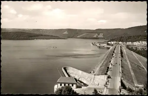 Rurberg-Simmerath Rursee Schwammenauel bei Heimbach Hasenfeld Eifel 1954