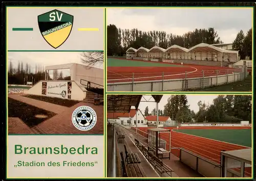 Ansichtskarte Braunsbedra ,,Stadion des Friedens" Mehrbild 2002