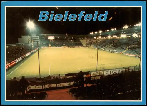 Ansichtskarte Bielefeld Stadion Alm bei Nacht 2003