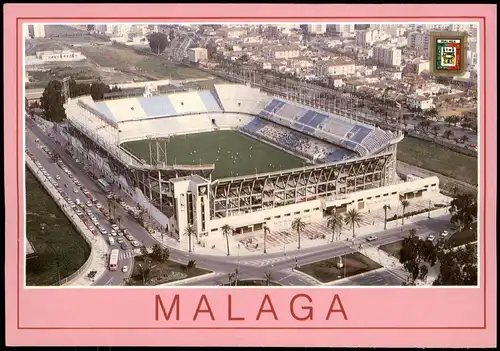 Postales Málaga Stadion Stadio Luftbild 2002