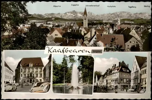 Ansichtskarte Kaufbeuren Mehrbild-AK mit 4 Ortsansichten 1967