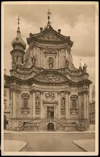 Ansichtskarte Würzburg Neumünsterkirche 1920
