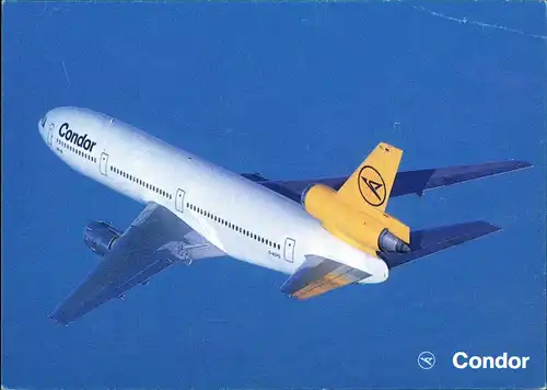 Ansichtskarte  Condor DC 10-30 Flugwesen - Flugzeuge 1982