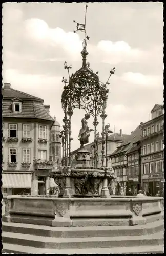 Ansichtskarte Göttingen Stadt Partie am Gänseliesel-Brunnen 1962