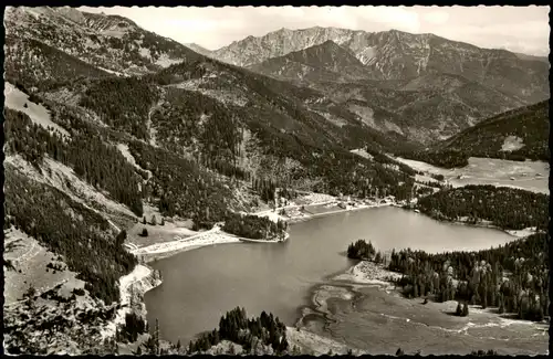Ansichtskarte Spitzingsee-Schliersee Umlandansicht See und Rotwand 1965