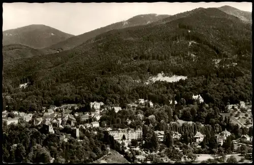 Ansichtskarte Badenweiler Panorama-Ansicht; Ort im Schwarzwald 1962