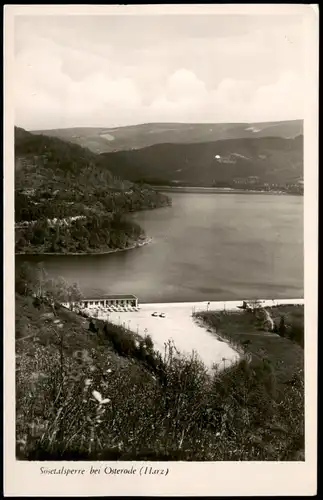 Ansichtskarte Osterode (Harz) Sösetalsperre bei Osterode (Harz) 1955