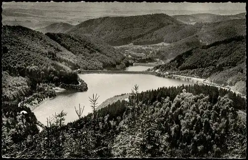 Ansichtskarte Wieda (Harz) Odertalsperre Stöberhai 1955