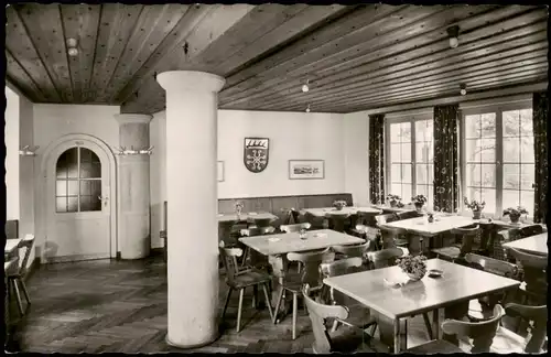 Ansichtskarte Kirchheim unter Teck Burg Teck - Speisesaal 1960
