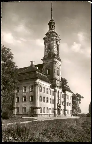 Ansichtskarte Birnau-Uhldingen-Mühlhofen Kloster Birnau, Fotokarte 1961