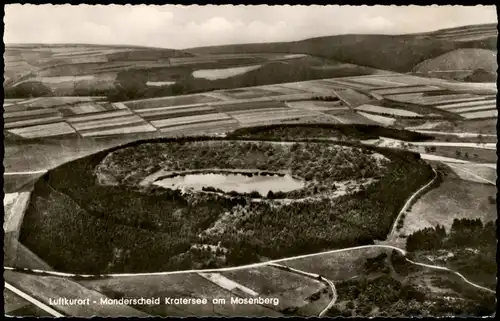 Ansichtskarte Manderscheid Manderscheid Kratersee am Mosenberg 1960