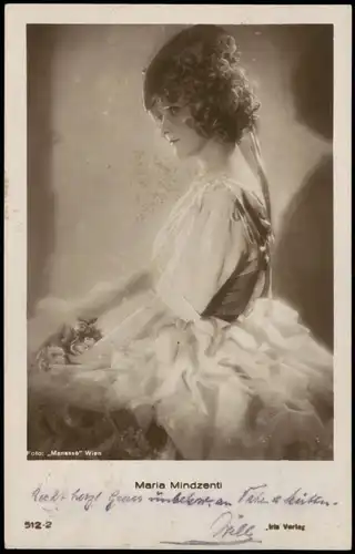 Film/Fernsehen/Theater - Schauspieler Fotokarte Maria Mindzenti 1929