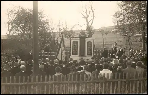 Foto  Einweihung des Kriegerdenkmales WK1 Feier 1917 Privatfoto