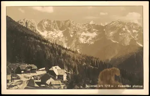 Laibach Ljubljana (Lubiana) Jezerski vrh 1218 m - Kamniške planine 1932