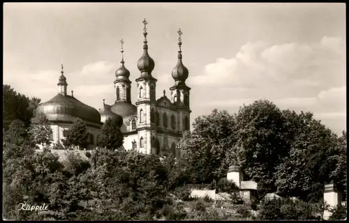 Ansichtskarte Würzburg Käppele Wallfahrtskirche Mariä Heimsuchung 1957