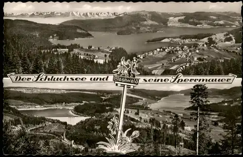 Ansichtskarte Schluchsee Schluchsee Mehrbild-AK mit Sperrmauer 1957