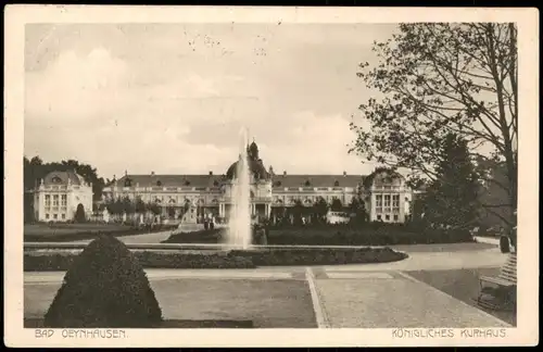 Ansichtskarte Bad Oeynhausen Kurhaus 1913