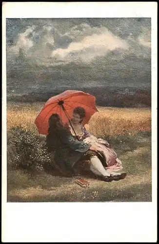 J. Manes: V létě. Im Sommer En été Künstlerkarte: Gemälde / Kunstwerke 1918