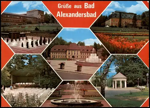 Ansichtskarte Bad Alexandersbad Ortsansichten Mehrbildkarte 1980