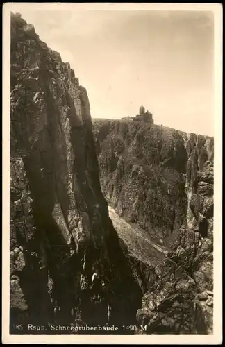 Schreiberhau Szklarska Poręba Schneegrubenbaude  Śnieżnymi Kotłami 1937