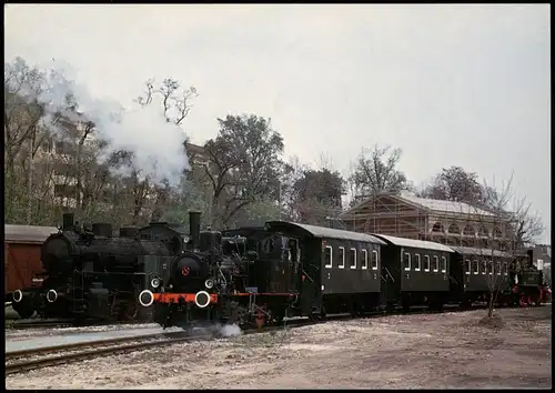 Eisenbahnclub München: Dampflokomotive "Luci"  Monheim-Fünfstetten 1980