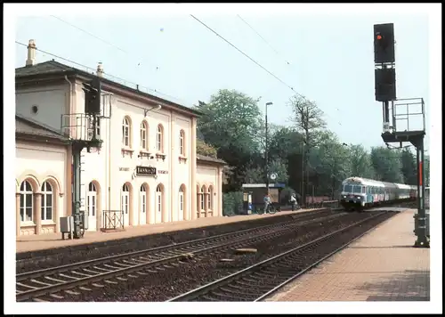 Verkehr Eisenbahn & Zug am Fürstenbahnhof Bahnhof Wilhelmsbad 2000