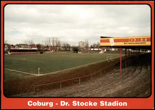 Ansichtskarte Coburg Dr. Stocke Stadion 2000