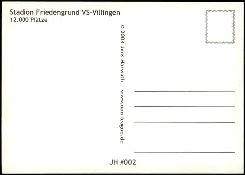 Ansichtskarte Villingen-Villingen-Schwenningen Stadion Friedengrund 2004