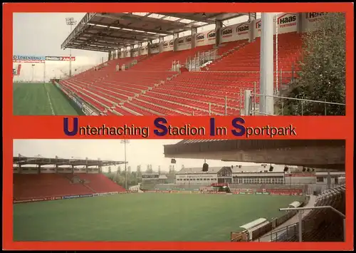 Unterhaching (LK München) Unterhaching Stadion Sportpark Tribüne 2004