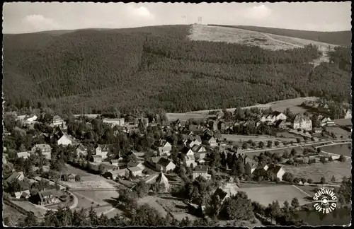 Hahnenklee-Bockswiese-Goslar Luftbild Luftaufnahme, Ort im Oberharz 1965