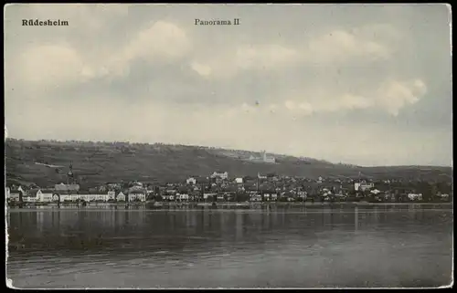 Ansichtskarte Rüdesheim (Rhein) Panorama II 1913