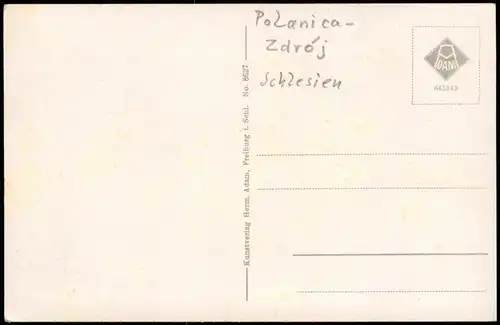 Postcard Bad Altheide Polanica-Zdrój Kurpromenade 1934