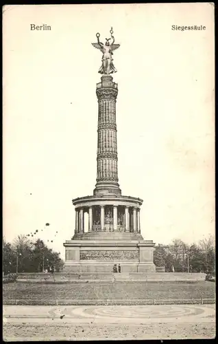 Ansichtskarte Mitte-Berlin Siegessäule, Platz 1915 gel. Stempel Berlin