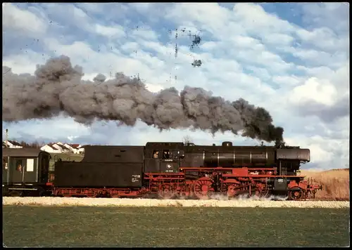 Personenzug-Dampflokomotive 23 058 Einheitslok der Deutschen Bundesbahn 1988
