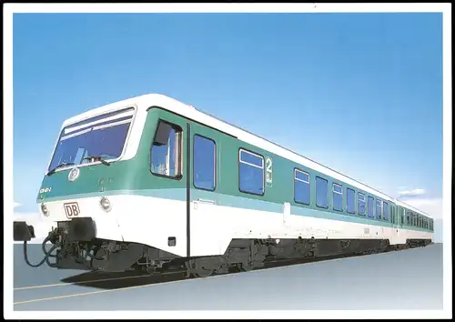Ansichtskarte  RegionalBahn der DB Deutschen Bahn Regional-Express 2000