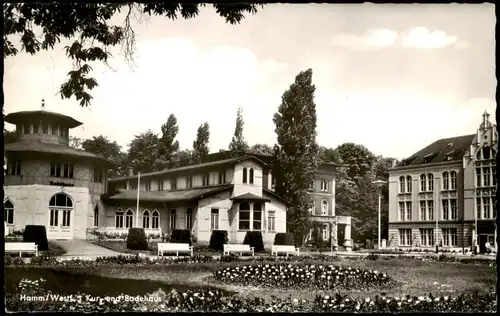 Ansichtskarte Hamm (Westfalen) Kurhaus Badehaus 1960